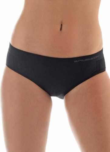 Теплые трусы женские боксеры Comfort Wool BX10860 черного цвета.