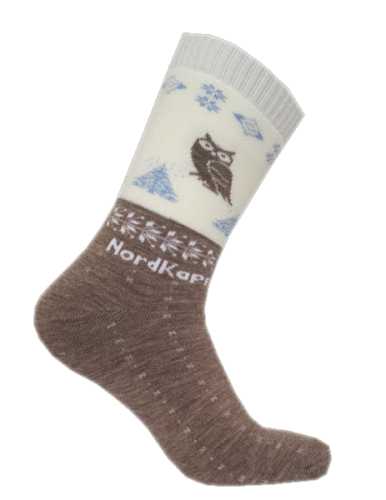 Изображение термоносков AVI-outdoor NordKapp 518 beige из мериносовой шерсти.